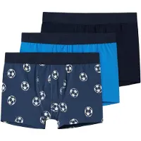 Name it Boxershorts - NkmBoxer - Noos - 3-pack - Dark Denim - - 13-14 år (158-164) - Boxershorts