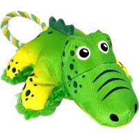 Kong Cozie Tuggz hundeleketøy alligator - Gr. M/L: ca. L 38 x B 20,3 x H 10,2 cm