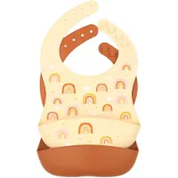 A Little Lovely Company Smekker - 2-pack - Silikon - Regnbuer - - OneSize - Smekke