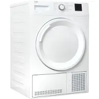 Beko DCU 8230 N - Tørker - bredde: 59.7 cm - dybde: 56.8 cm - høyde: 84.6 cm - frontileggelse - hvit