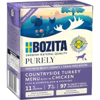 Purely Bozita Paté 6 x 370 g - Valp & Junior med kalkun
