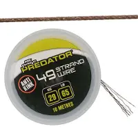 FOX Rage Predator 49 Strand Coated Fiskesnøre Av Stål 10 M