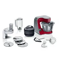 Bosch MUM5 MUM5X720 - Kjøkkenmaskin - 1000 W - dyp rød/sølv