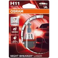 Osram H11 Pgj19-2 12v-55w Night Breaker Laser Blister Lyspære