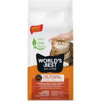 World'S Best Cat Litter Low-Tracking kattesand - Sparepakke: 2 x 12,7 kg