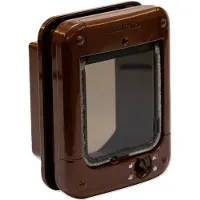 Cat Mate Mikrochip katteluke 360W - Katteluke - brun