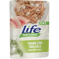 Life Cat Natural Økonomipakke Adult 12 x 70 g - Tunfisk med såle