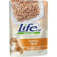 Life Cat Natural Økonomipakke Adult 12 x 70 g - Kyllingfilet
