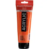 Amsterdam Schjerning Standard Series akryl-rør Azo Orange 276