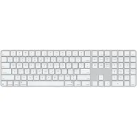 Apple Magic Keyboard with Touch ID and Numeric Keypad - Tastatur - USB-C - trådløs - Bluetooth - QWERTY - amerikansk engelsk - hvite taster