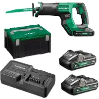 HiKOKI CR18DMA bajonettsag 18V WWZ 2x4,0 Ah BL HSC