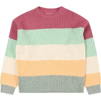 Kids Only Genser - Rib - Strikk - KogSandy - Heather Rose/Birds - - 7-8 år (122-128) - Genser
