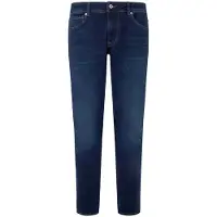 Pepe Jeans for man. PM207390CU1 Blue Tapered Jeans (30/34), Casual, Cotton, Denim, Sustainable