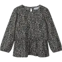 Name it Genser - NmfSimone - Svart/Hvit - - 4 år (104) - Genser