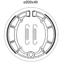 SBS P2065 Bremseklosser