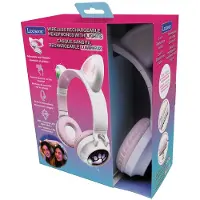 Lexibook Bluetooth With Cat Ears And Lights To Listen To Music Without Cable 24.40x46x37 Cm Hodetelefoner