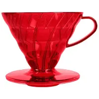 Hario plast drypper V60-02 Desert Red – rød