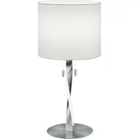 TRIO Toppmoderne Nandor-bordlampe med ekstra LED