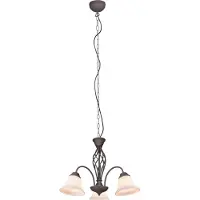 TRIO Hengelampe Rustica, rustfarget, 3 lyskilder