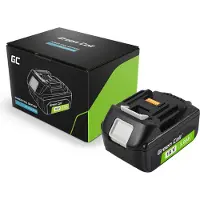 Green Cell PTMA18V3, Batteri, Lithium-Ion (Li-Ion), 3 Ah, 18 V, Makita, Drill, Multi-verktøy, Elektrisk skrutrekker, Rotasjons hammer, Sandpapir holder