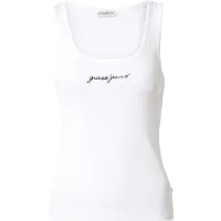GUESS Jeans Gj Slim Rib Embro Ermeløs T-skjorte