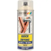 Motip spraymaling RAL 1013 høyglans perlehvit 400 ml