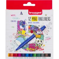 Bruynzeel 60241512, Flerfarget, Flerfarget, 0,4 mm, Fint, Rund, Vann-basert blekk