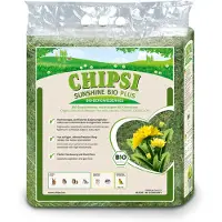 Chipsi Sunshine økologisk Plus Mountain Meadow Hay - Økologisk løvetann (3 x 600 g)