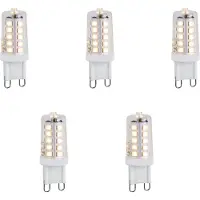 LUEDD Sett med 5 G9 dimbare LED-pærer 1,2 W 100 lm 2700 K