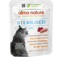 Almo Nature Økonomipakke HFC Sterilised 24 x 50 g - Kylling med tunfisk