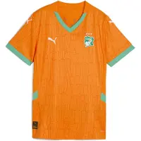 Puma Côte d'Ivoire 2025 Home Jersey Women, Clothing, Rickie Orange/Jade Frost, S
