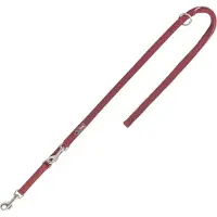 Trixie Premium dobbeltlags hundebånd, sangria - Størrelse M - L: 200 cm lang, 20 mm bred