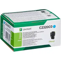 Lexmark Tonerkassett cyan, 1000 sider