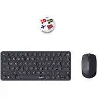 Rapoo 9010M - Tastatur & Mussett - Nordisk - Svart