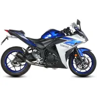 MIVV Mk3 Yamaha Yzf R25 2015-24/mt-03 2016-23/r3 2015-24 X.ya.0008.sm3b Ikke-homologisert Komplett Eksosanlegg