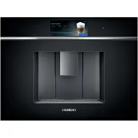 Siemens iQ700 CT718L1B0 - Automatisk kaffemaskin - innebygd med melkeskummer - 19 bar - svart
