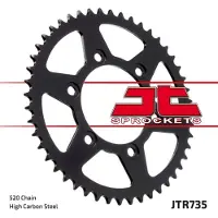 Jt 520 Jtr735.39 Steel Bakre Tannhjul