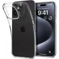 Spigen Flytende krystall iPhone 16 Pro-etui - klart