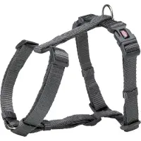 Trixie Premium H-harness XXS-XS: 20-32 cm/10 mm graphite
