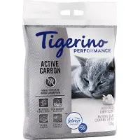 Tigerino Performance Active Carbon kattesand - Febreze-duft av frisk klesvask - Økonomipakke 2 x 12 kg