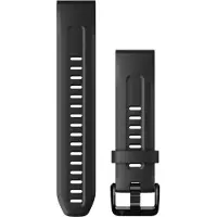 Garmin Fenix 5S/6S/7S 20 mm QuickFit klokkerem svart silikon
