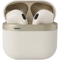 Gembird GMB Audio - True wireless-hodetelefoner med mikrofon - i øret - Bluetooth - hvit, gull