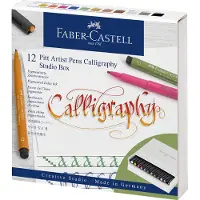 Faber-Castell Kalligrafipenn Pitt artist pen Calligraphy 12-pack