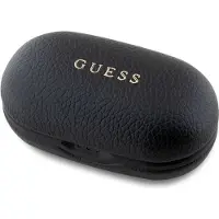 GUESS Bluetooth-hodetelefoner GUTWSPGTSPSK TWS + dokkingstasjon svart/svart Grained Classic Logo