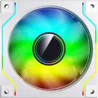 Darkflash DM20 datamaskinvifte (hvit)