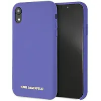 Karl Lagerfeld Xr-etui i silikon iPhone - Lilla