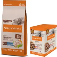 Nature´s Variety Nature's Variety Dog Dry til en spesialpris! - Healthy Grains Adult hvit fisk (10 + 2 kg gratis)