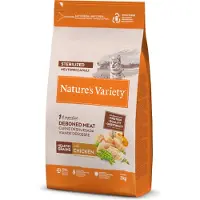 Nature´s Variety Sunn Sterilisert Våtfôr Til Katt Med Kylling 3kg