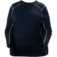 Helly Hansen Lifa Merino Midweight Crew Plus, Dame, Navy