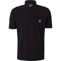 Armani Exchange for man. XM000367AF13022UC001 Polo Logo black (XS), Casual, Cotton, Short sleeve
